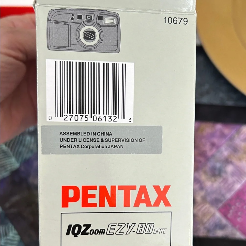 Pentax IQZoom EZY-80 Date Camera - Silver